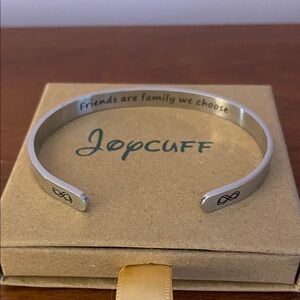 Joycuff Silver Inspirational Bracelet